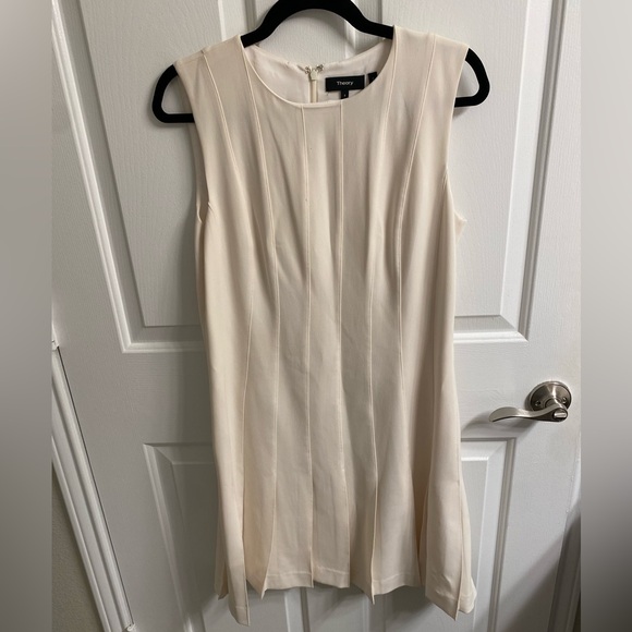 NWT Cream Theory Pintuck Dress - Picture 3 of 6